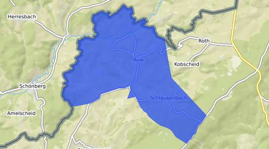 Bodenrichtwertkarte Auw bei Pr&uuml;m